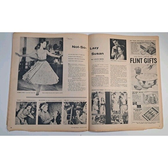 This Week Magazine Minneapolis 12/18/55 Sunday Tribune Susan Strasberg - Picture 6 of 7